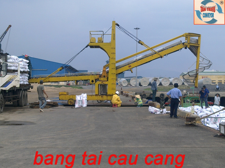 Băng tải cầu cảng - Băng Tải Tấn Triều - Công Ty TNHH MTV Sản Xuất Thương Mại Tấn Triều